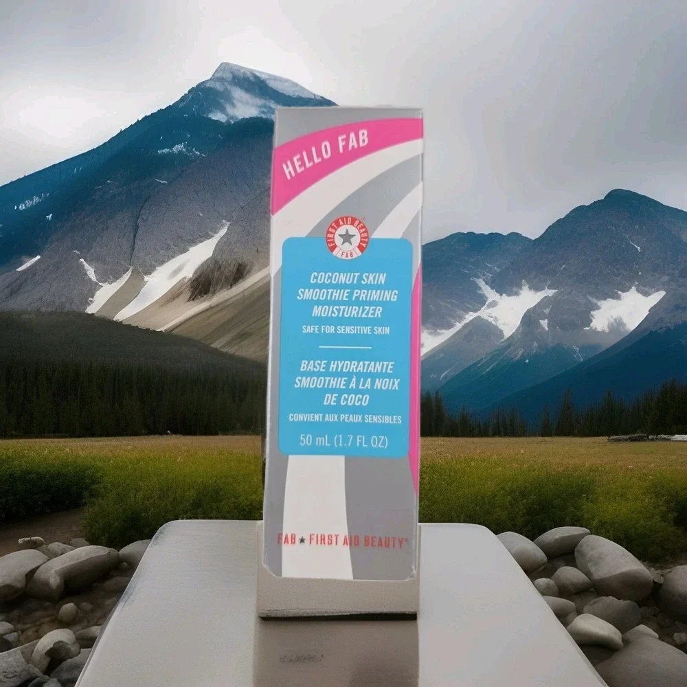 FIRST AID BEAUTY Coconut Skin Smoothie Priming Moisturizer 1.7 Fl Oz NEW/SEALED